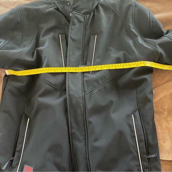 Qualitex Pro Black Men’s Ski/ Utility Jacket Size XL High Visibility - Picture 13 of 14
